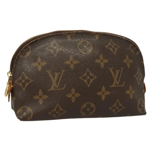 LOUIS VUITTON Monogram Pochette Cosmetic PM Cosmetic Pouch M47515 LV Auth 115256 - Picture 1 of 16